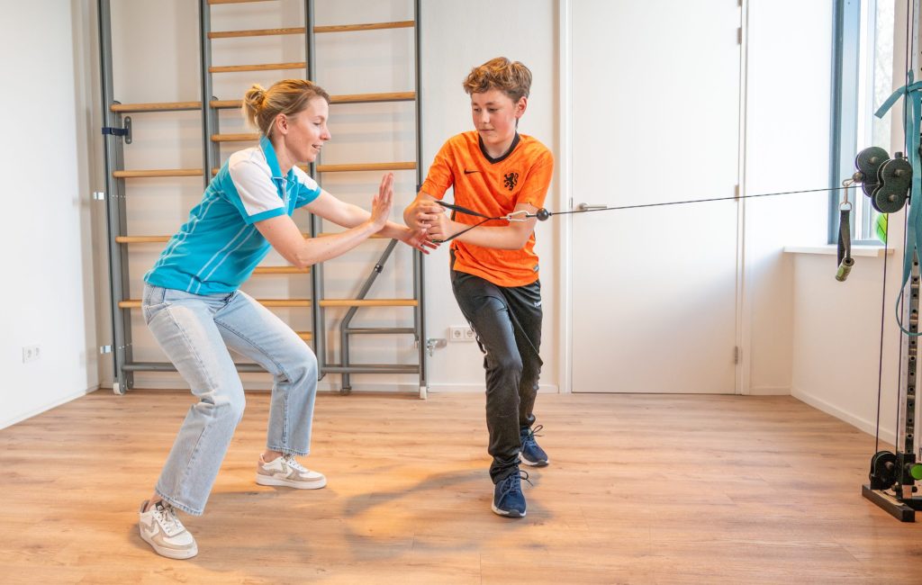Fysiotherapie voor kinderen met een sportblessure. Kinder- en sportfysiotherapie een succesvolle gecombineerde aanpak